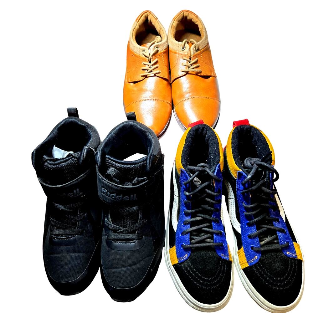 Freeman + More Boy's Size 3 3.5 Tennis Sneaker Dress Shoes Bulk Lot of 3  3 1/2